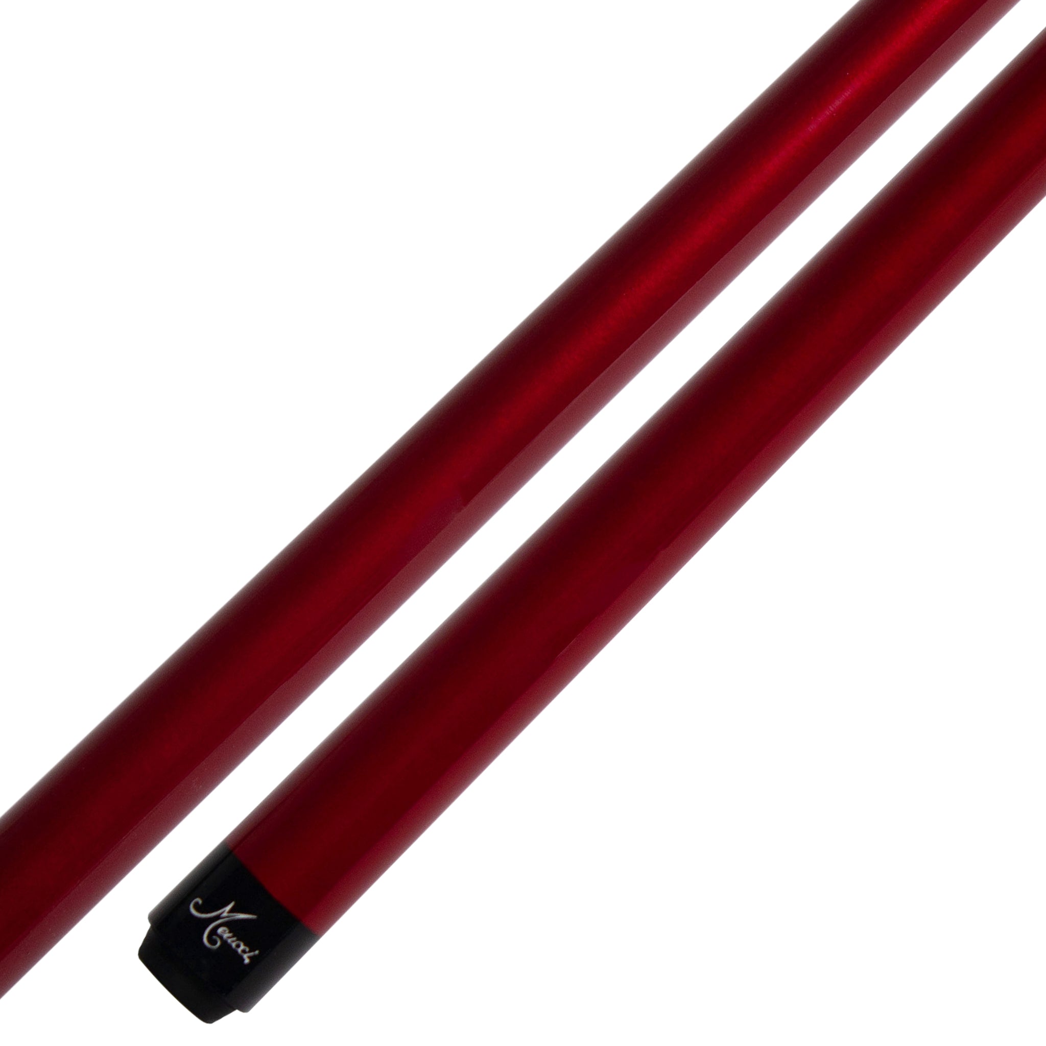 Break Red Meucci Pool Cue Butt and Forearm