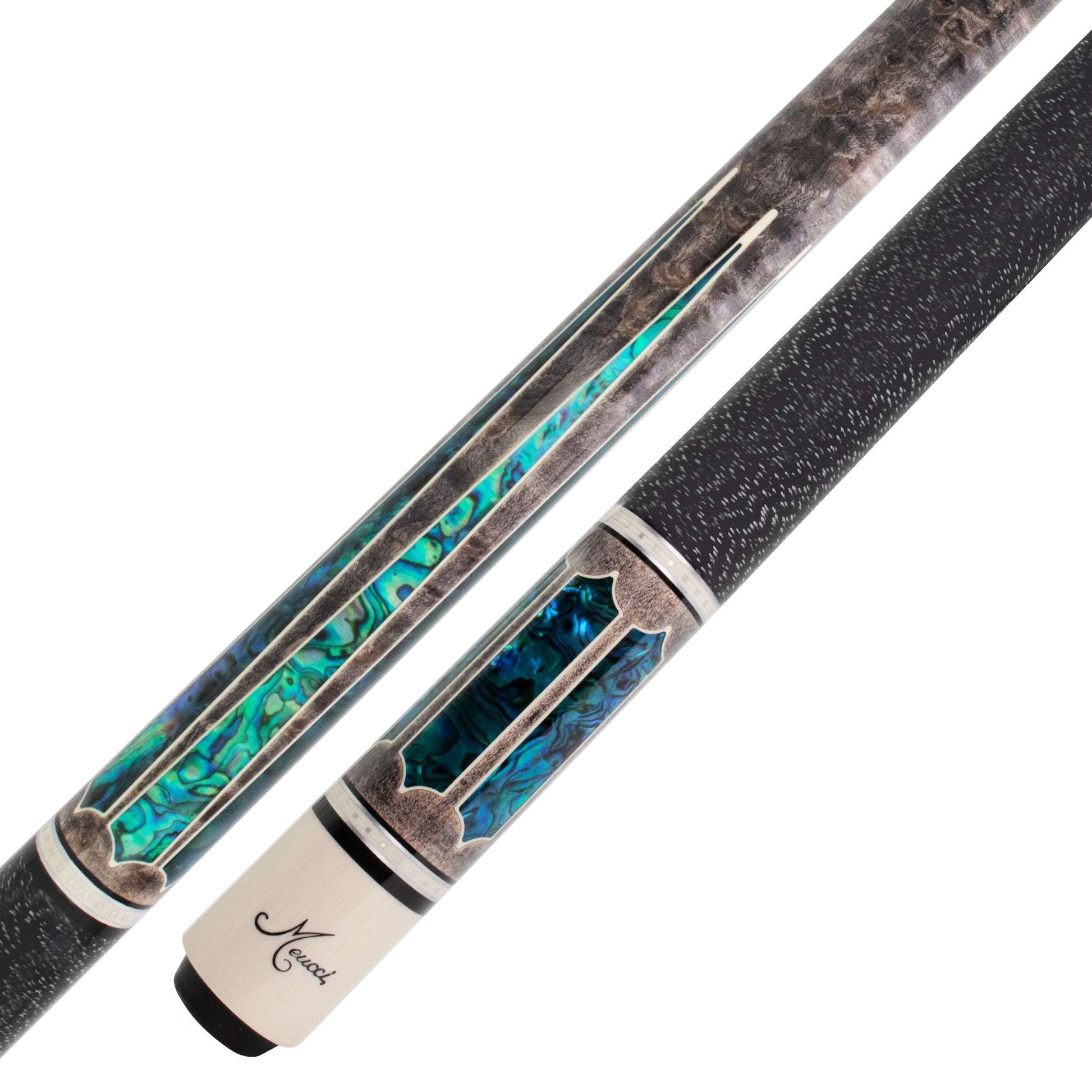 2020 Meucci Pool Cue Blue Butt forearm