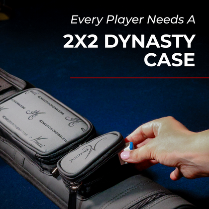 Meucci Dynasty 2X2 Hard Pool Cue Case