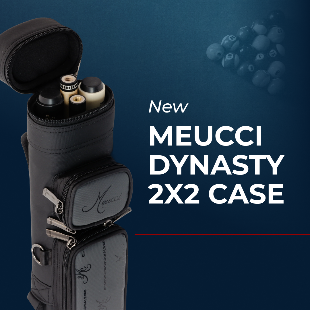 Meucci Dynasty 2X2 Hard Pool Cue Case