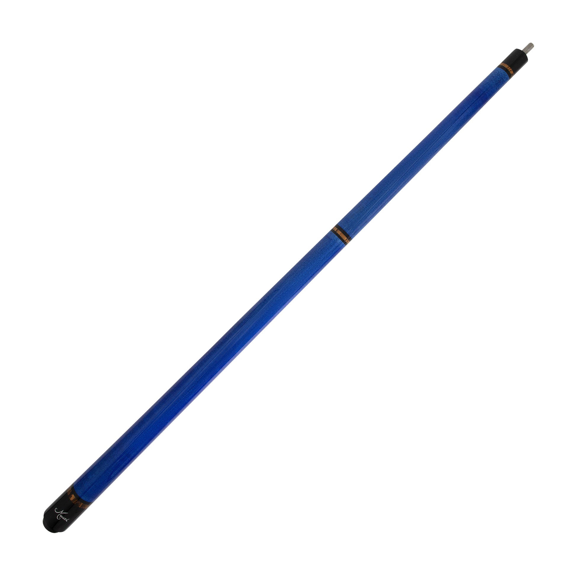 All Natural Wood 1 Blue Meucci Pool Cue Full