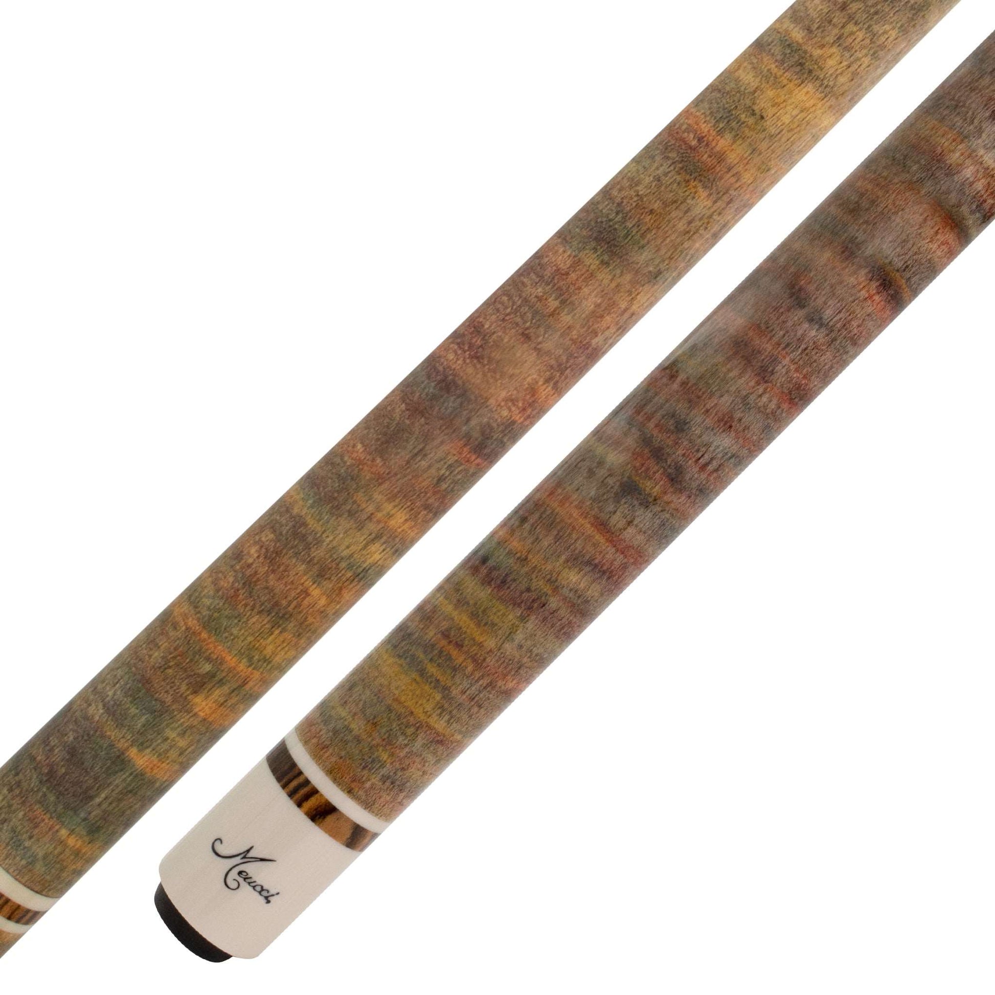 All Natural Wood 1 White Meucci Pool Cue Butt and Forearm
