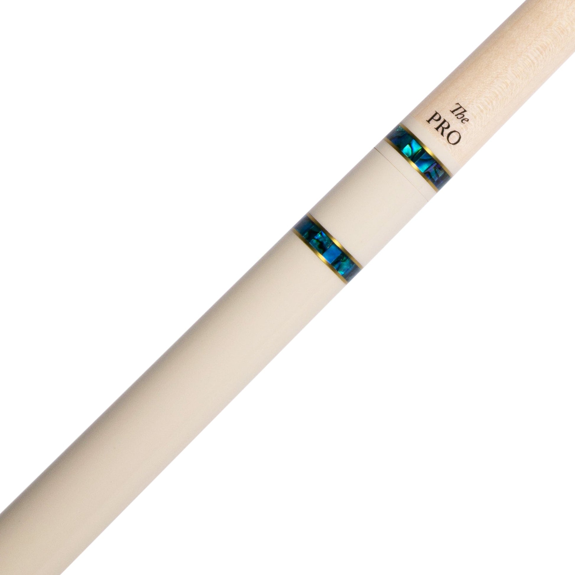 BMC Glass Rose White and Blue Meucci Pool Cue Joint