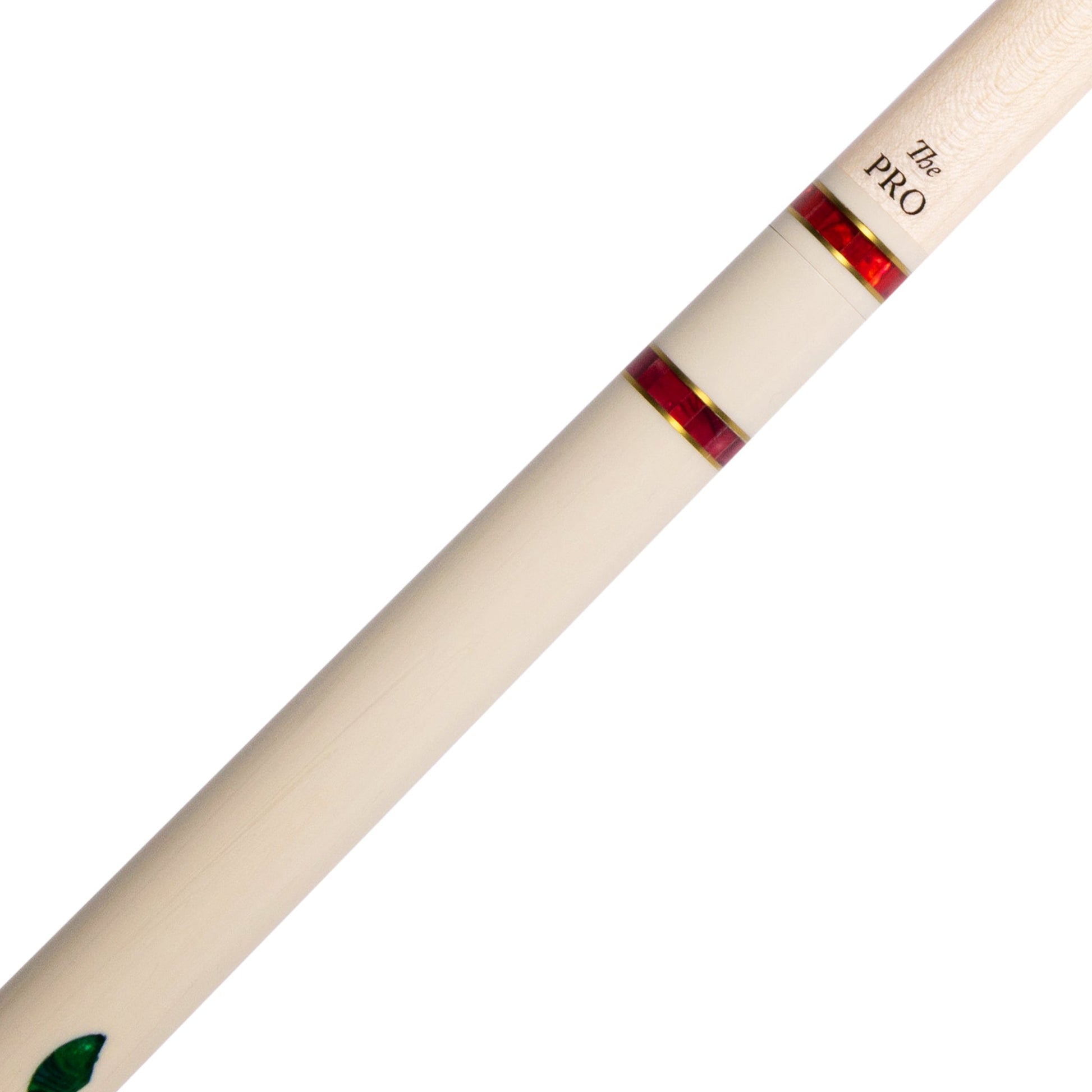 BMC Glass Rose White and Pink Meucci Pool Cue Joint