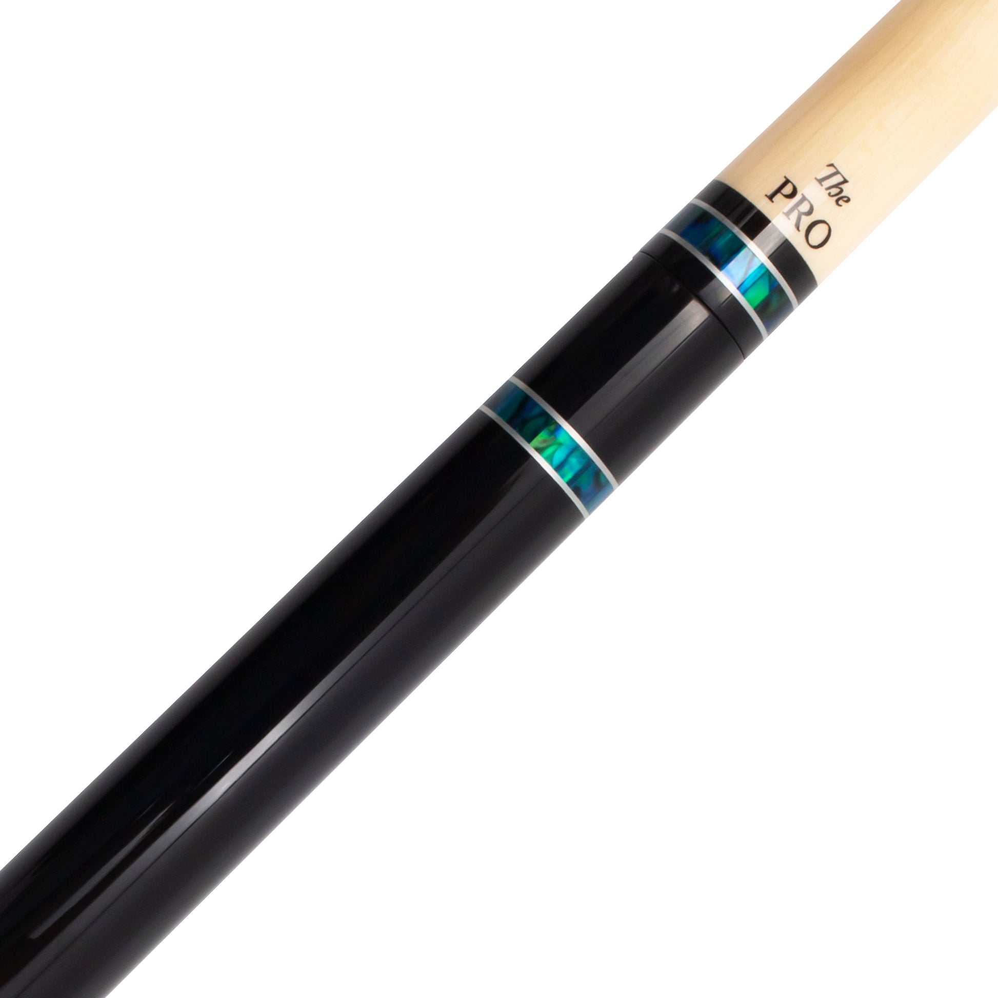 BMC Glass Rose Black Meucci Pool Cue Joint