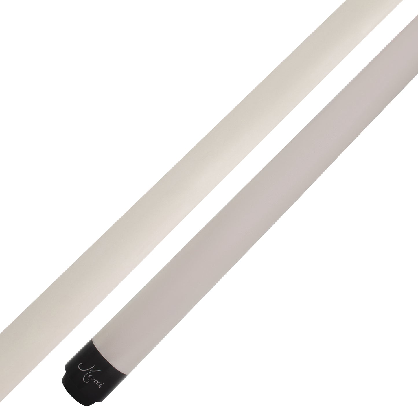 Break White Carbon Meucci Pool Cue Butt and Forearm