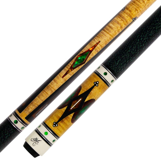 Curly Hornet Meucci Pool Cue Butt and Forearm