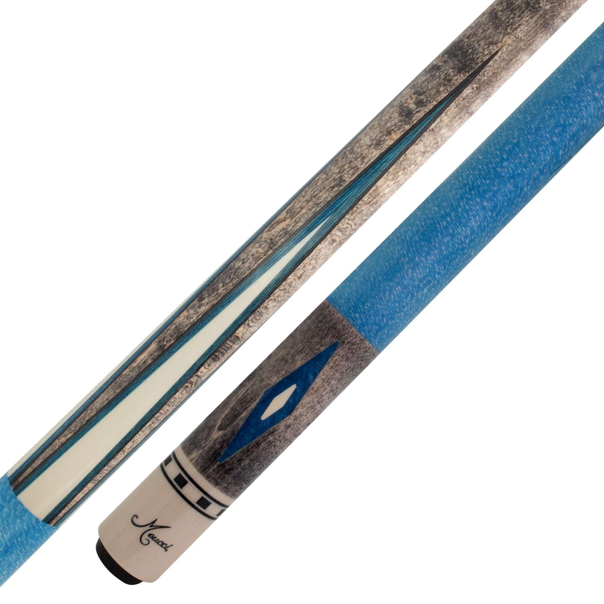 Economy Cure 7 Blue Meucci Pool Cue Butt and forearm
