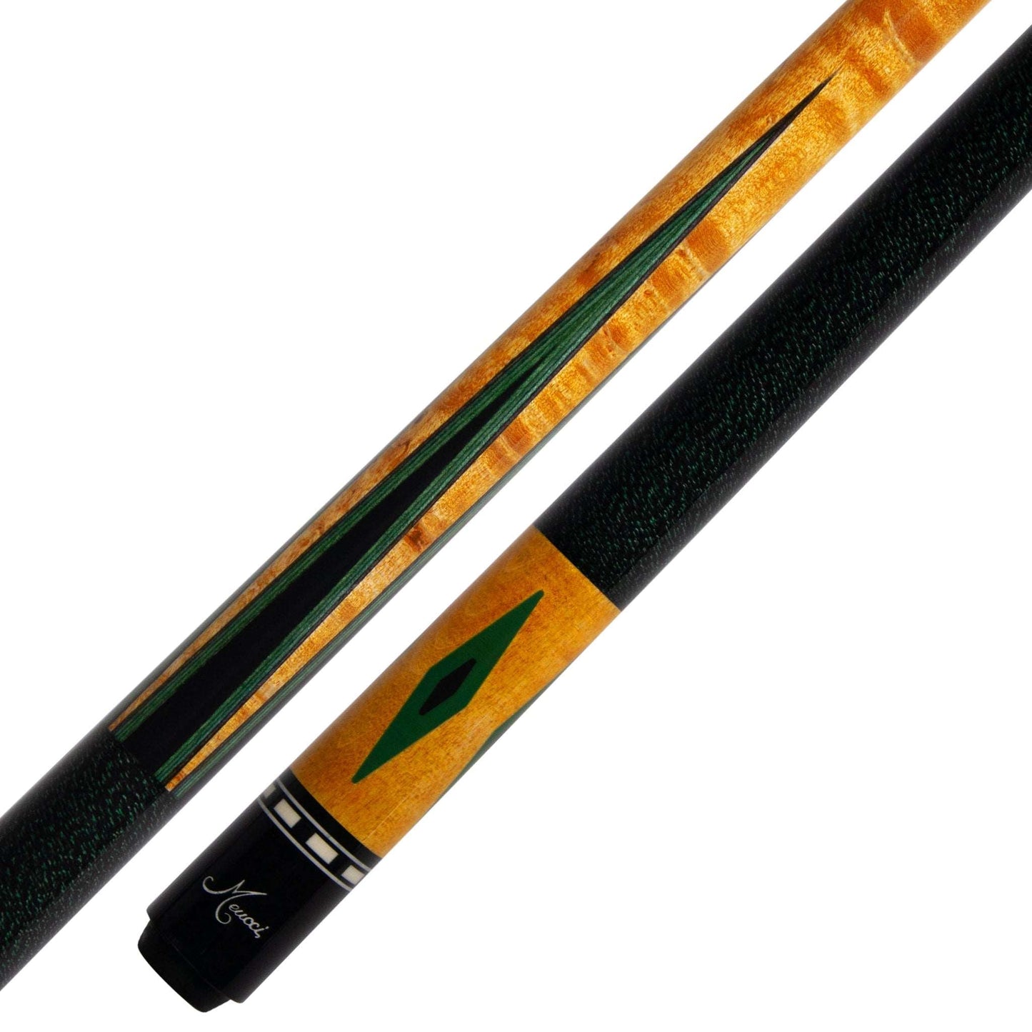 Economy Cure 8 Green Meucci Pool Cue Butt and Forearm