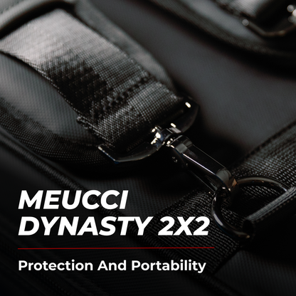 Meucci Dynasty 2X2 Hard Pool Cue Case