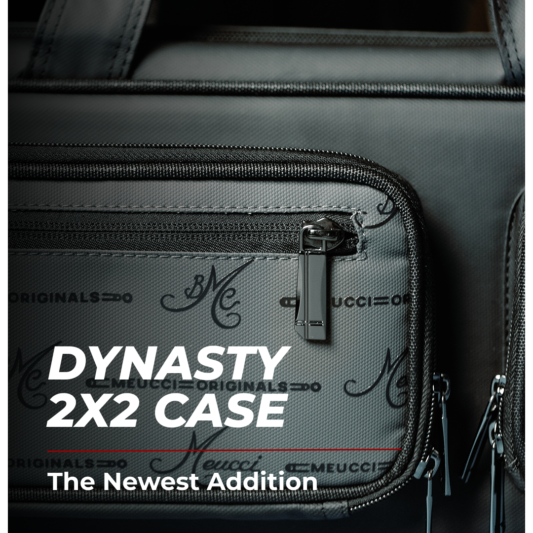 Meucci Dynasty 2X2 Hard Pool Cue Case