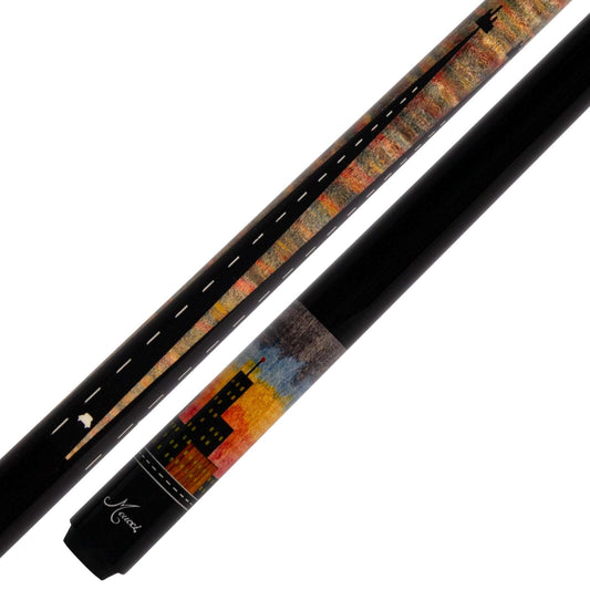 Hall of Fame 6 Rainbow Meucci Pool Cue Butt and Forearm