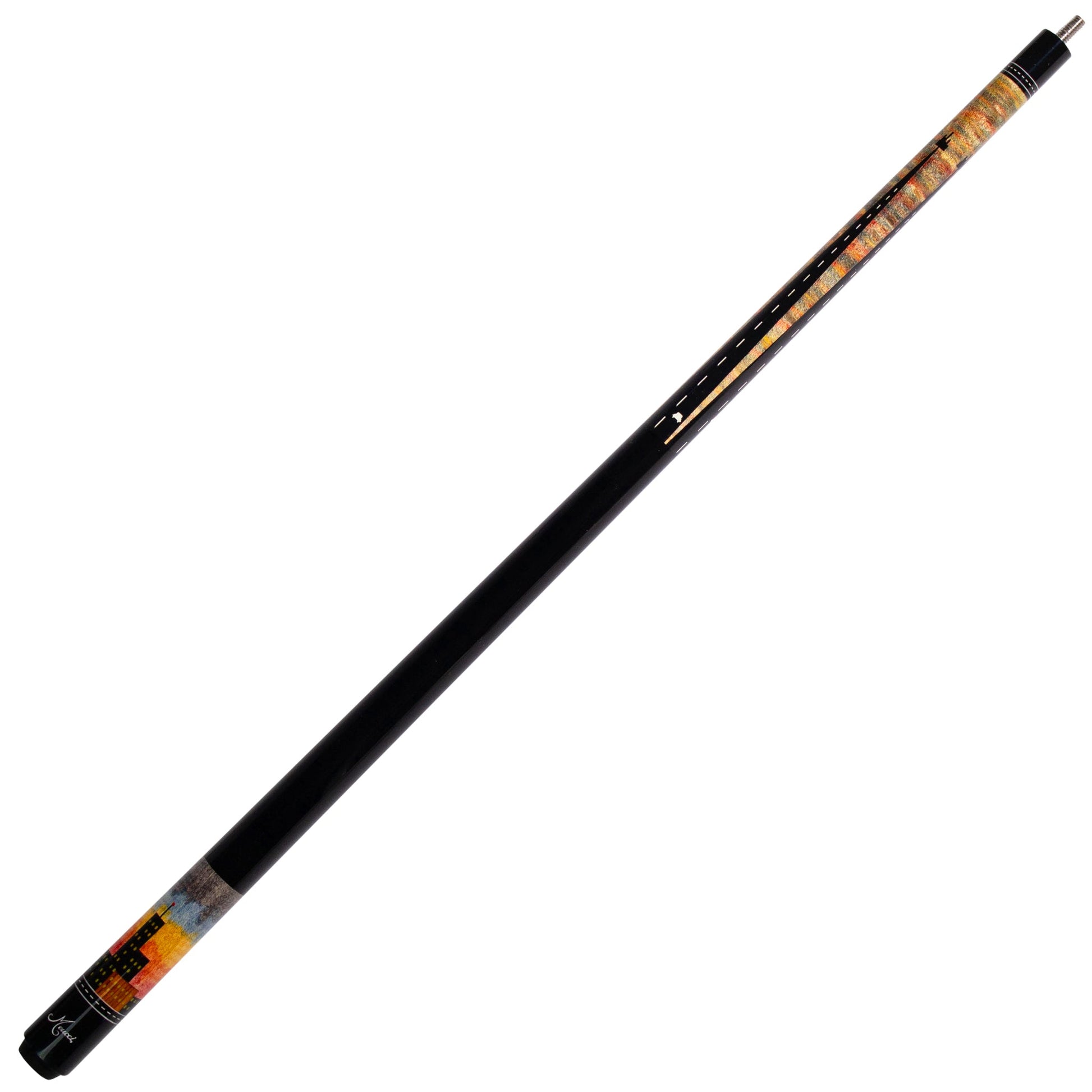 Hall of Fame 6 Rainbow Meucci Pool Cue Full