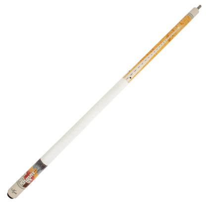 Hall of Fame 6 White Meucci Pool Cue Full