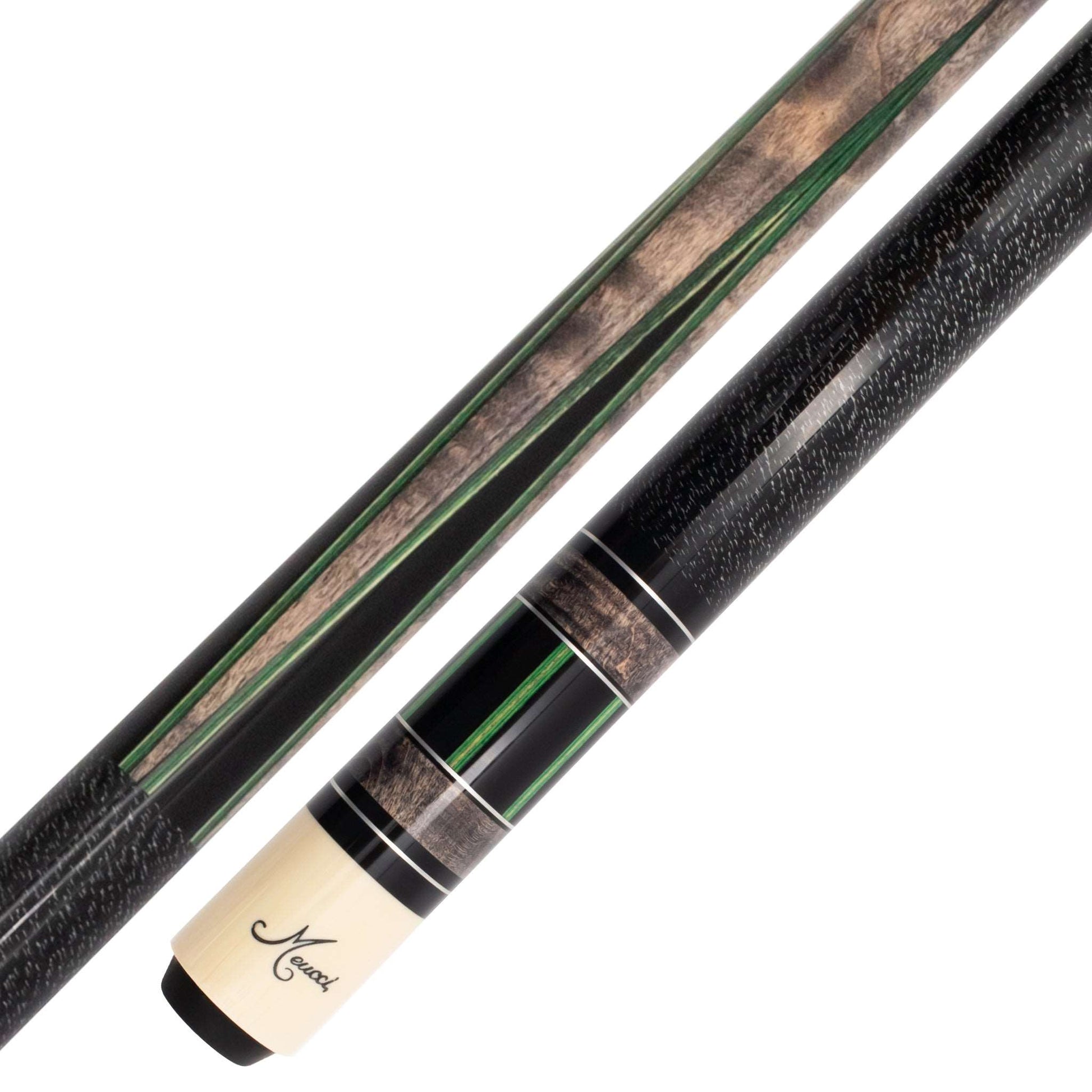JS-1 Jayson Shaw Green Meucci Pool Cue Butt and Forearm