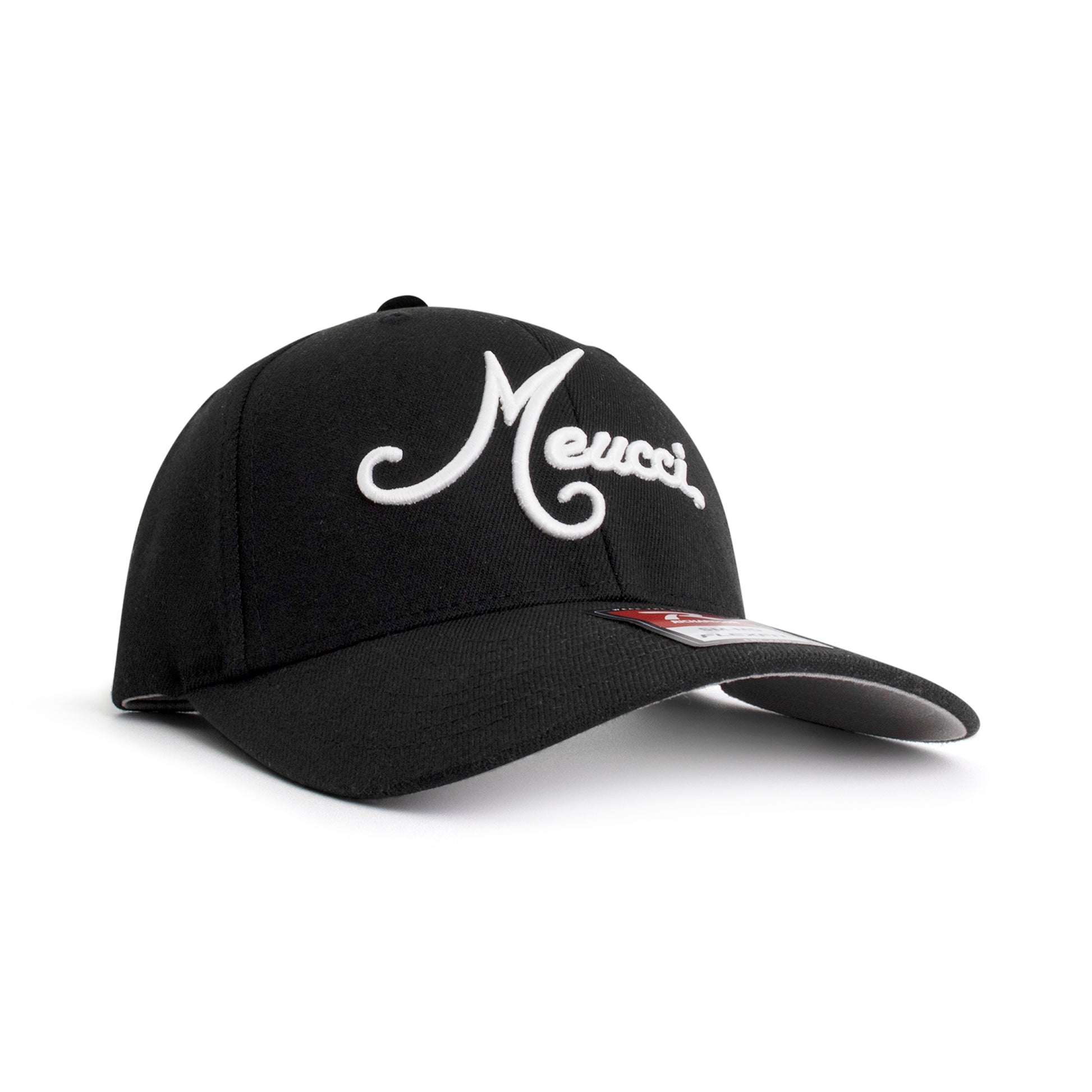 Black Meucci Flexfit Hat - Right Angle