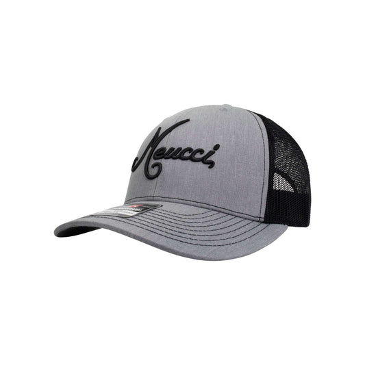 Meucci Trucker Hat - Heather/Black - Left Angle