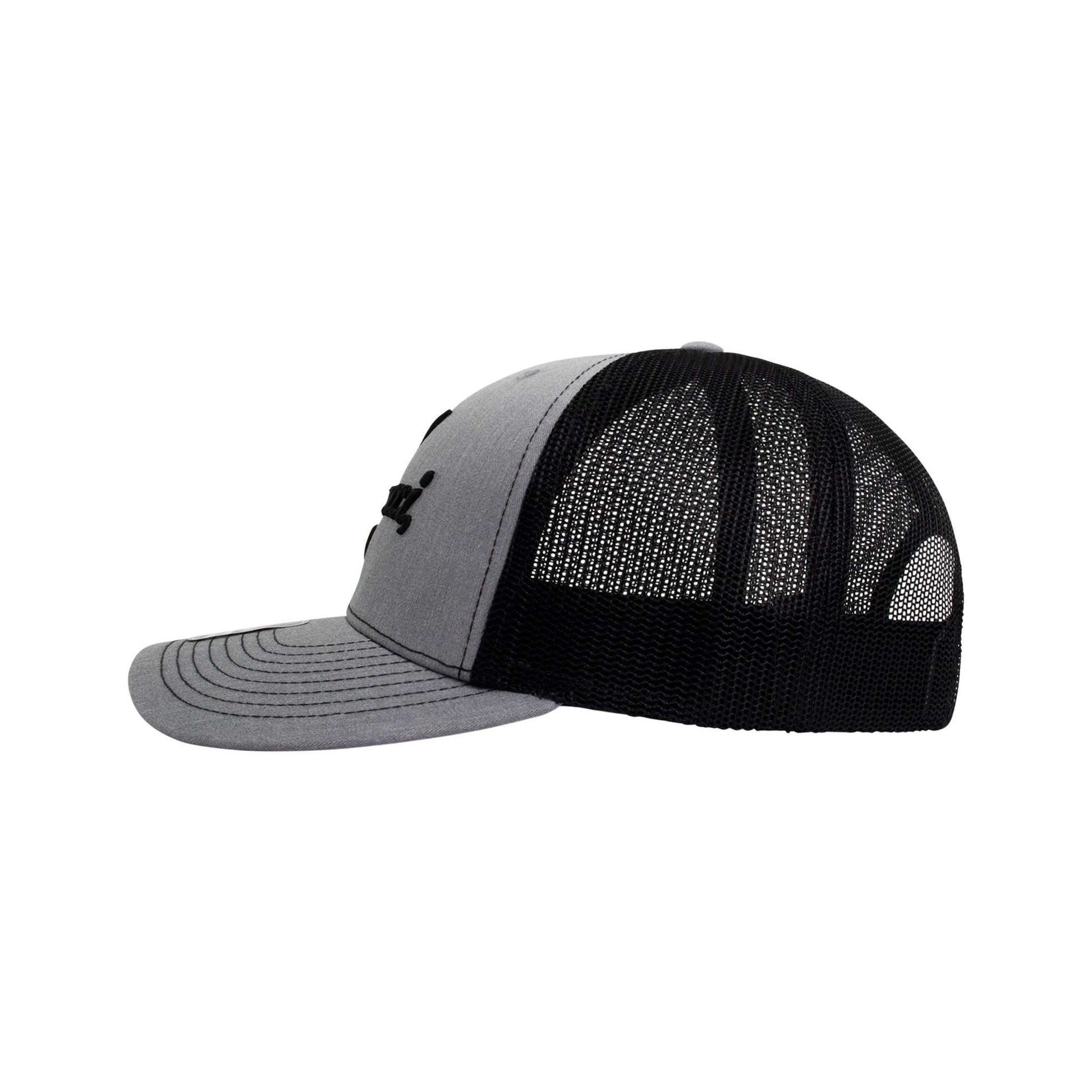 Meucci Trucker Hat - Heather/Black - Left Side