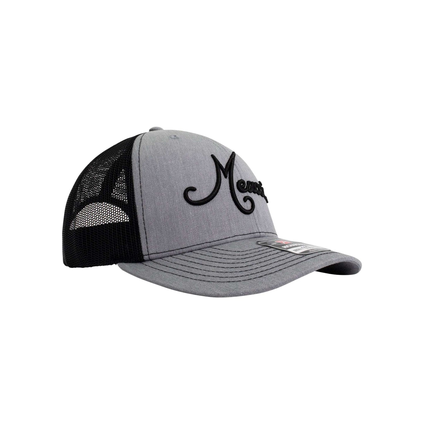 Meucci Trucker Hat - Heather/Black - Right Angle