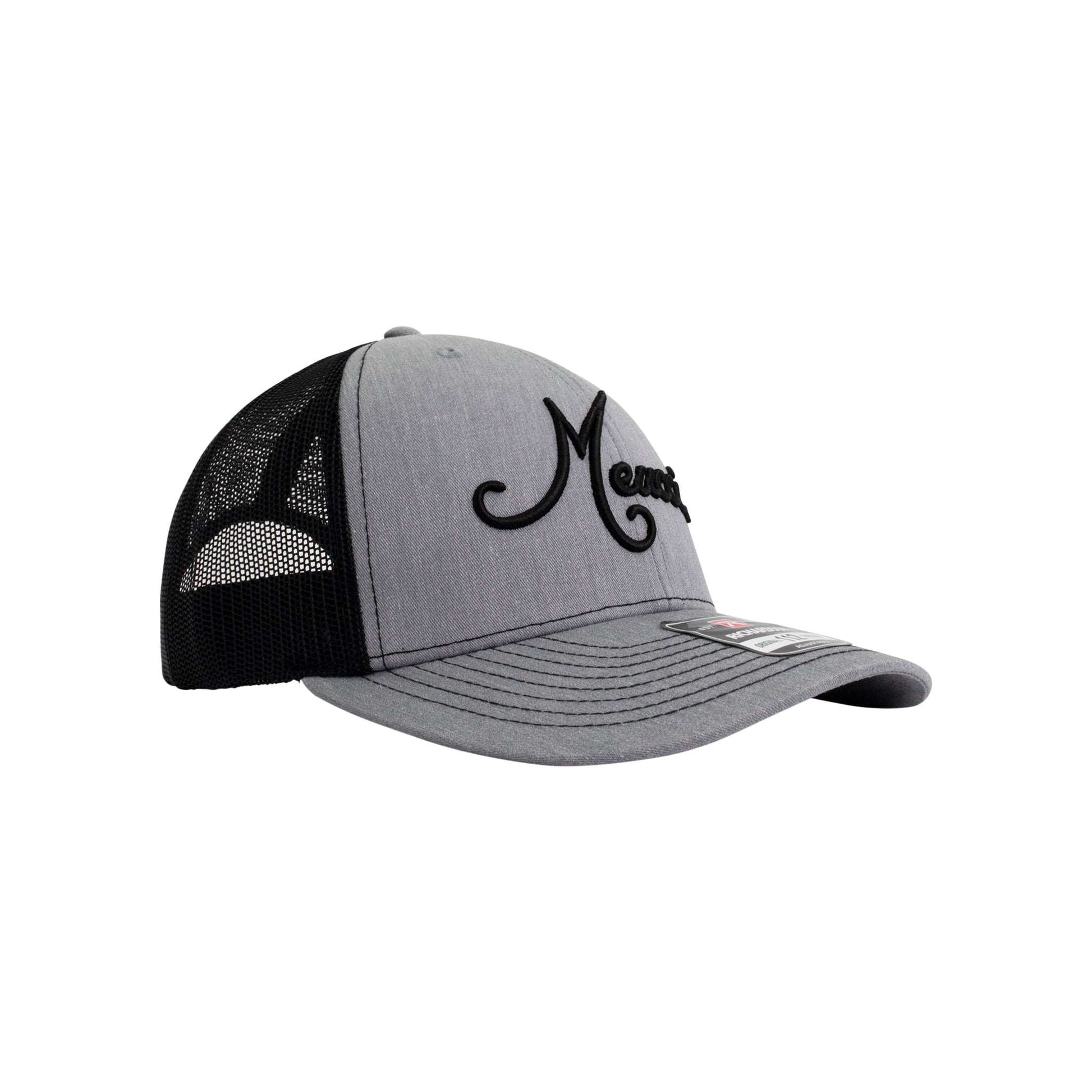Meucci Trucker Hat - Heather/Black - Right Angle