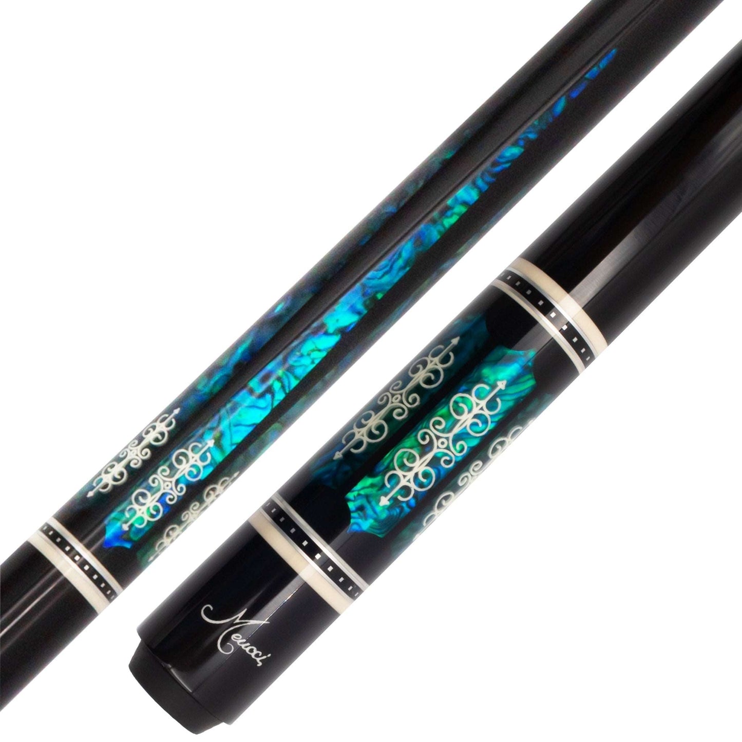 21st Century 3 Black Meucci Pool Cue Forearm and Butt