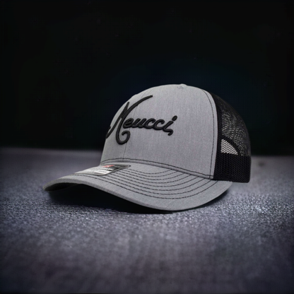 Meucci Trucker Hat - Heather/Black - Right Angle